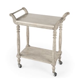 Butler Specialty Danielle Gray Marble Bar Cart