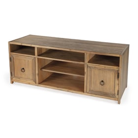 Butler Specialty Lark Light Brown 65 Inch TV Stand with Storage