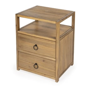 Butler Specialty Lark Light Brown 2 Drawer Nightstand