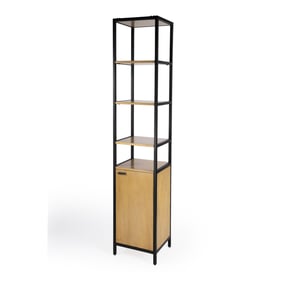 Butler Specialty Hans Light Brown 1 Door Bookcase