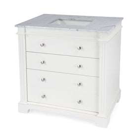 Butler Specialty Hanson White Bathroom Vanity Set