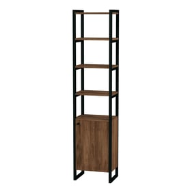 Butler Specialty Drake Medium Brown 73 Inch Narrow Walnut Bookcase