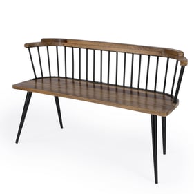 Butler Specialty Tempe Medium Brown 51.25 Inch Bench