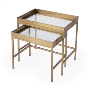 Butler Specialty Lenny Gold Nesting Tables