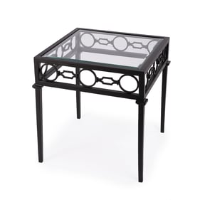 Butler Specialty Southport Black Iron Outdoor End Table