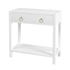 Butler Specialty Lark White 30 Inch Wood Nightstand