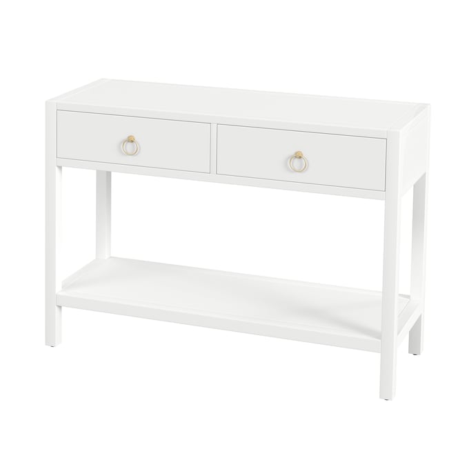 Butler Specialty Lark White 44 Inch Wood Console Table BSF-5676304