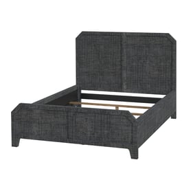 Butler Specialty Bar Harbor Gray Queen Raffia Panel Bed