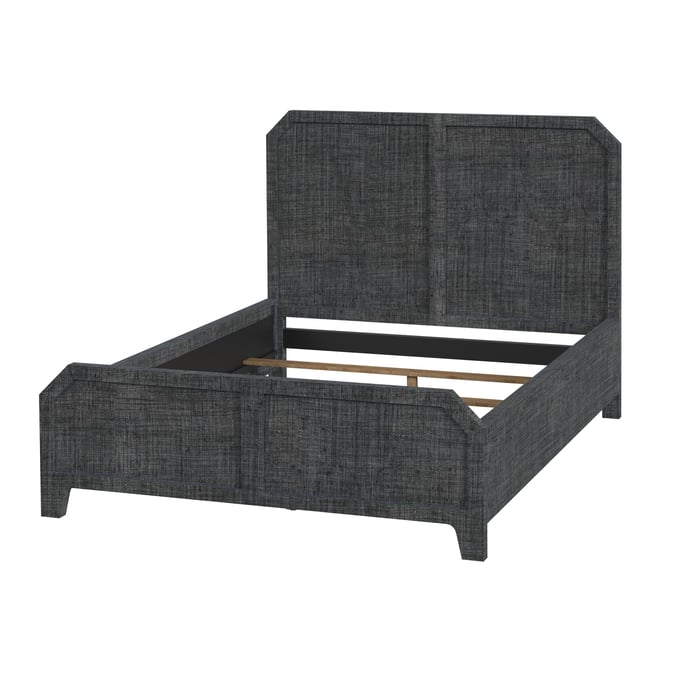 Butler Specialty Bar Harbor Gray Queen Raffia Panel Bed BSF-5706420