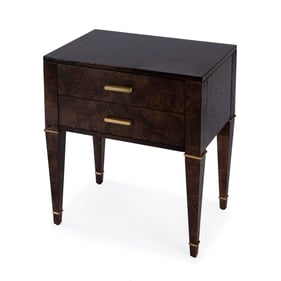 Butler Specialty Kai Dark Brown 2 Drawer End Table