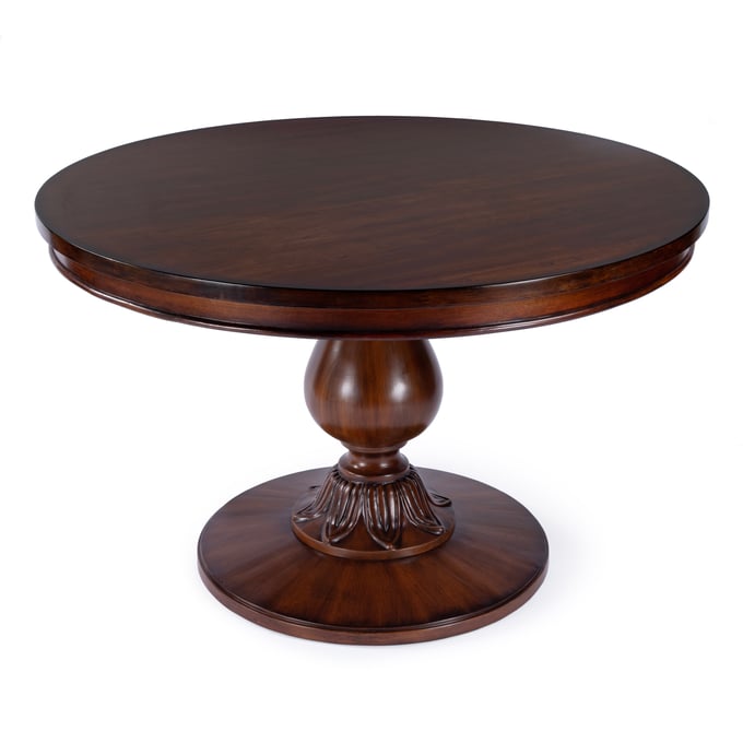 Butler Specialty Evie Medium Brown Round Pedestal Dining Table BSF-5716011