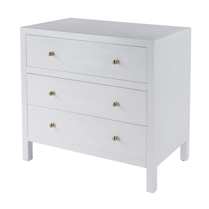 Butler Specialty Nora White 34 Inch 3 Drawer Chest BSF-5731477