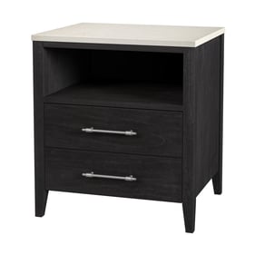 Butler Specialty Mayfair Black 2 Drawers Nightstand