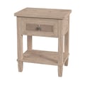 Butler Specialty Company Flagstaff 20 in. W Rectangular 1 Drawer Cane Nightstand, Natural