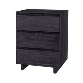 Butler Specialty Halmstad Black 3 Drawers Nightstand