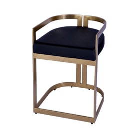 Butler Specialty Clarence Black Gold Dining Height Stool