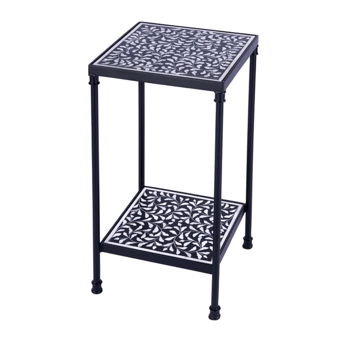 Butler Specialty Lane Black  White 11.75 Inch Side Table BSF-5785318