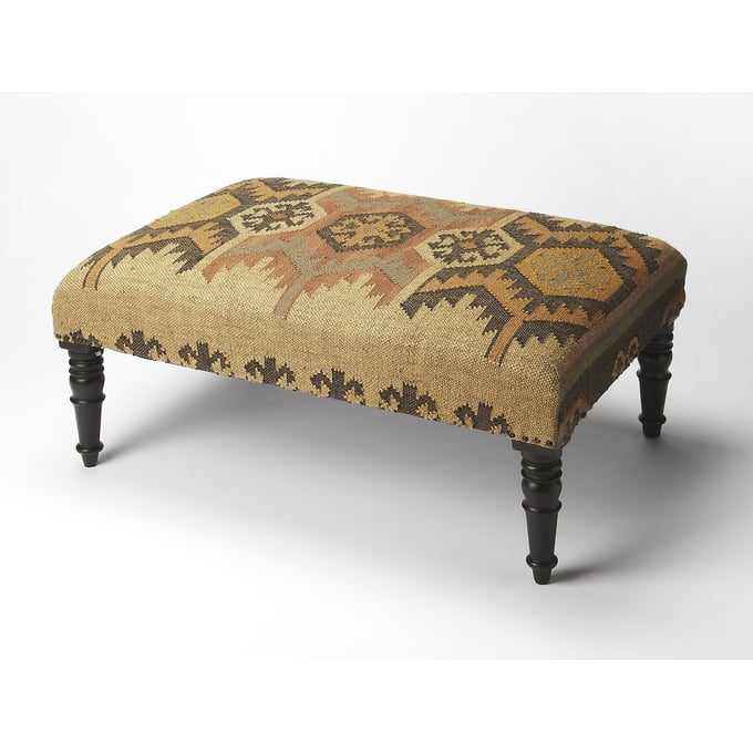 Butler Specialty Mesquite Jute Cocktail Ottoman BSF-6096120