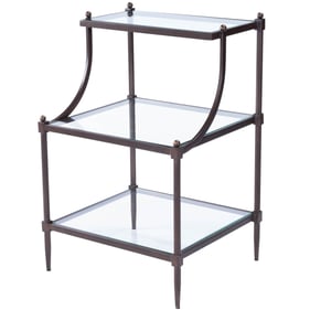 Butler Specialty Peninsula Bronze Side Table