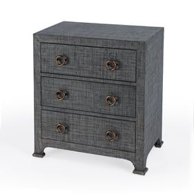 Butler Specialty Chatham Charcoal Raffia Night Stand