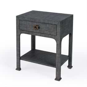 Butler Specialty Chatham Charcoal Raffia Nightstand