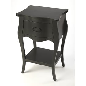 Butler Specialty Rochelle Black 1 Drawer Nightstand