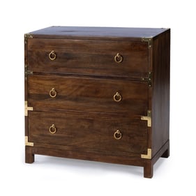 Butler Specialty Campaign Forster Dark Brown Chest