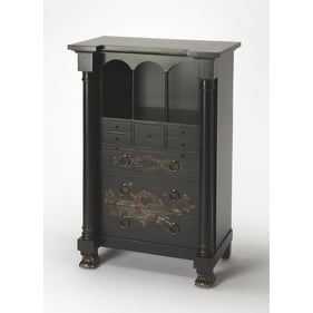 Butler Specialty Smithsonian Castle Black Secretary Desk