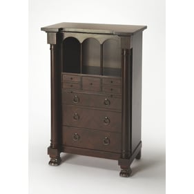 Butler Specialty Smithsonian Castle Dark Brown Secretary Desk