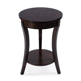 Butler Specialty Holdin Dark Brown Round 18 Inch Side Table