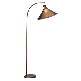 Cal Lighting Arc Rust 150 Watt 3 Way Floor Lamp