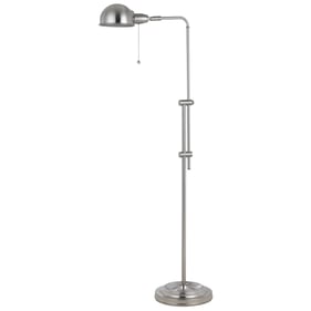 Cal Lighting Croby Brushed 60W Floor Lamp