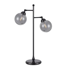 Cal Lighting Prato Gun Metal Table Lamp