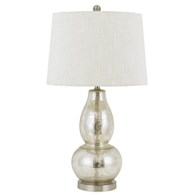 2 Cal Lighting Joliet Brushed 150W 3 Way Table Lamps