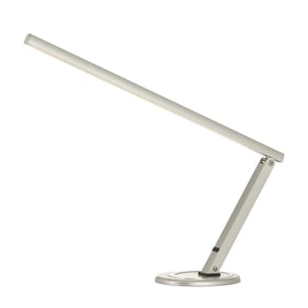 Cal Lighting Savona Satin Nickel 10W LED Metal Adjustable Desk Lamp