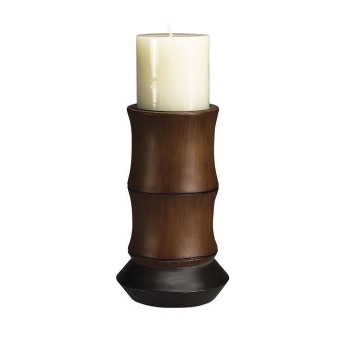 Cal Lighting Bamboo Resin Candle Holder CAL-BO-882SC