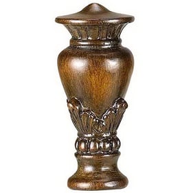 Cal Lighting Brown 2.2 Inch Height Resin Finial