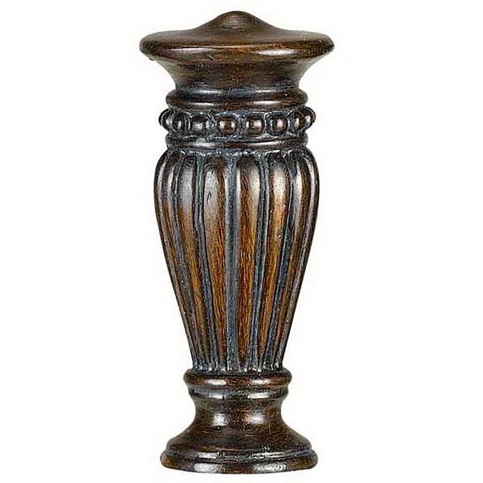 Cal Lighting Brown 1 Inch Height Resin Finial CAL-FA-5002B