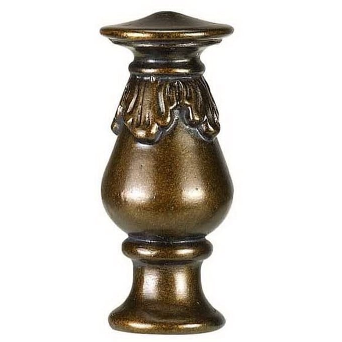 Cal Lighting Brown 2.75 Inch Height Resin Finial CAL-FA-5040A