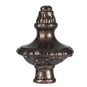 Cal Lighting Brown 2.38 Inch Metal Cast Finial