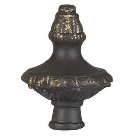 Cal Lighting Brown Classic 2.38 Inch Metal Cast Finial