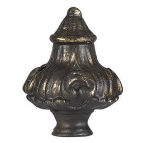 Cal Lighting Brown 2.75 Inch Metal Cast Finial