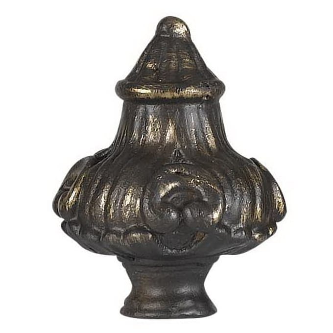 Cal Lighting Brown 2.75 Inch Metal Cast Finial CAL-FA-5058A