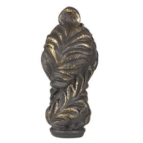 Cal Lighting Brown 2.5 Inch Metal Cast Finial