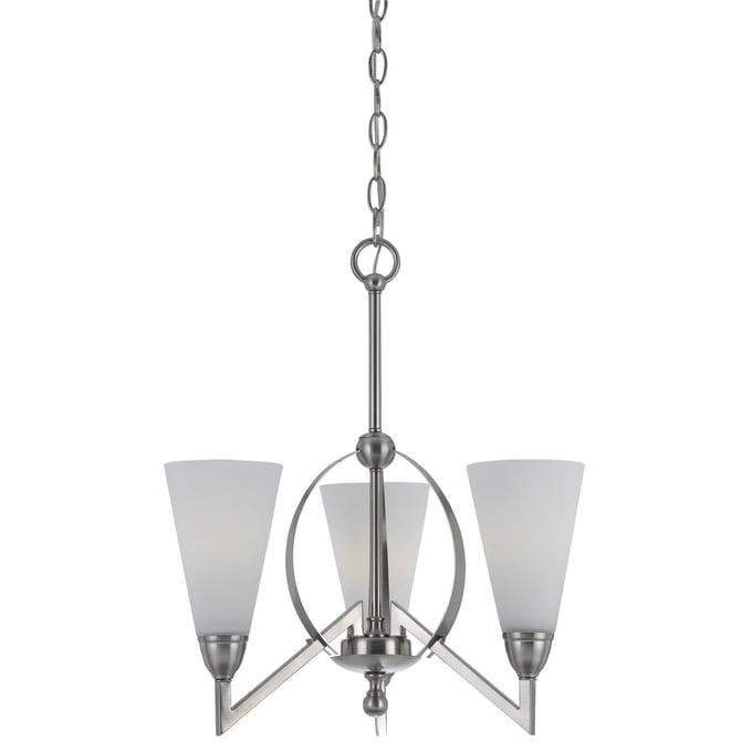 Cal Lighting Canroe Brushed 3 Light Chandelier CAL-FX-3508-3