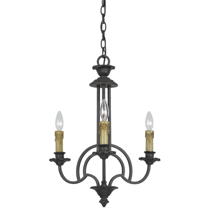 Cal Lighting Elberton English Bronze 3 Light Chandelier CAL-FX-3513-3