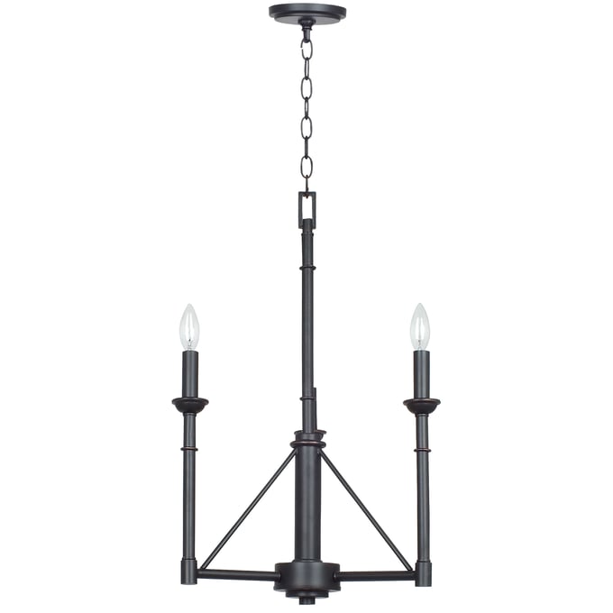 Cal Lighting Monclova Bronze 3 Light Chandelier CAL-FX-3516-3