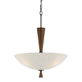 Cal Lighting Verona Frosted White Pendant Fixture