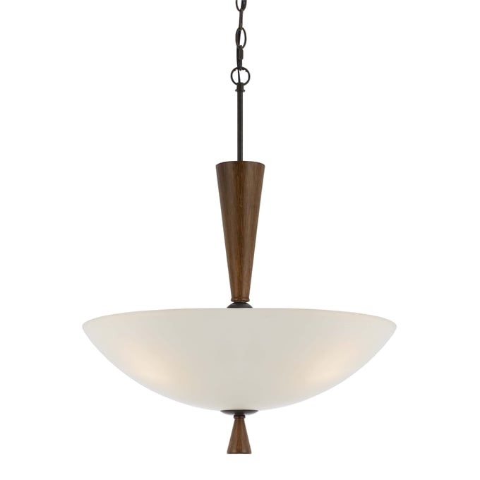 Cal Lighting Verona Frosted White Pendant Fixture CAL-FX-3528-1P