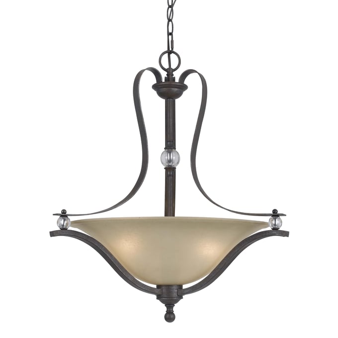 Cal Lighting Riverton Golden Metal Pendant Fixture CAL-FX-3530-1P